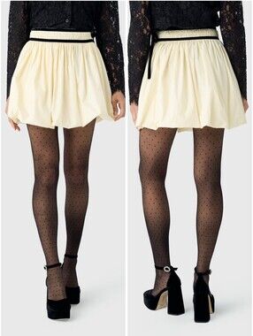 Hunter Bell Angelina Skirt Ivory 10 NWT New